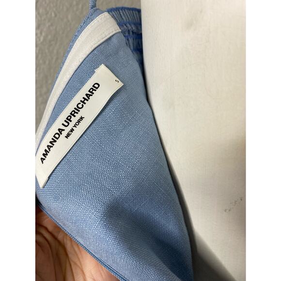 Amanda Uprichard X REVOLVE Cava Midi Dress Sky Blue S - Picture 9 of 11